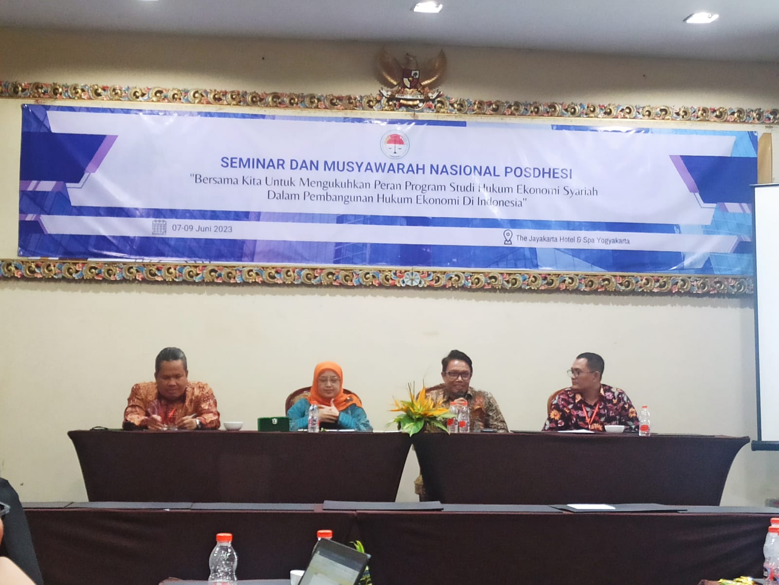 Dr. Abdul Mujib Menyampaikan Sambutan Setalah Terpilih Menjadi Ketua Umum POSDHESI 2023-2027